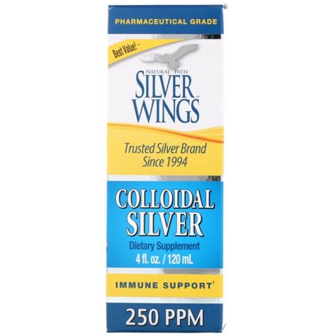 Colloidal Silver Immue Support Silver Wings 250 PPM