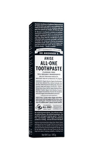 Dr Bronner's  Anise Toothpaste 5 Oz