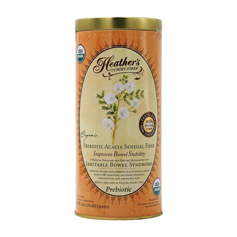 Heathers Tummy Fibers Herbal Fiber Og 16 Oz
