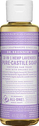 Dr Bronners Lavender Castile Lq Soap Ogc 4 Oz