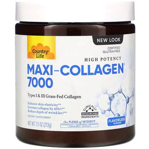 Country Life Maxi Collagen C&a Biotin 7.5oz