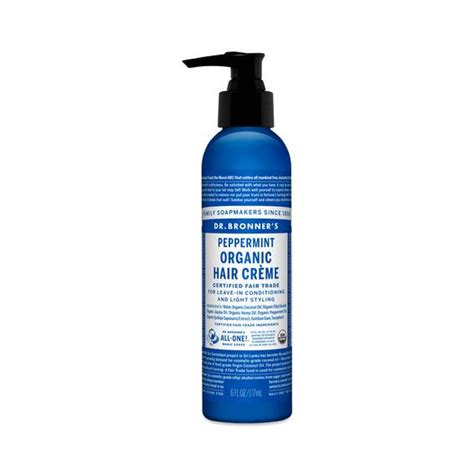 Dr Bronners Peppermint Hair Creme Og 6 Oz