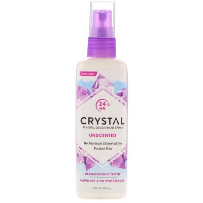 Crystal Deod Spray Unstd 4 Oz