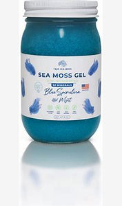 TSM Sea Moss Gel Blue Spirulina and Raspberry 16fl oz