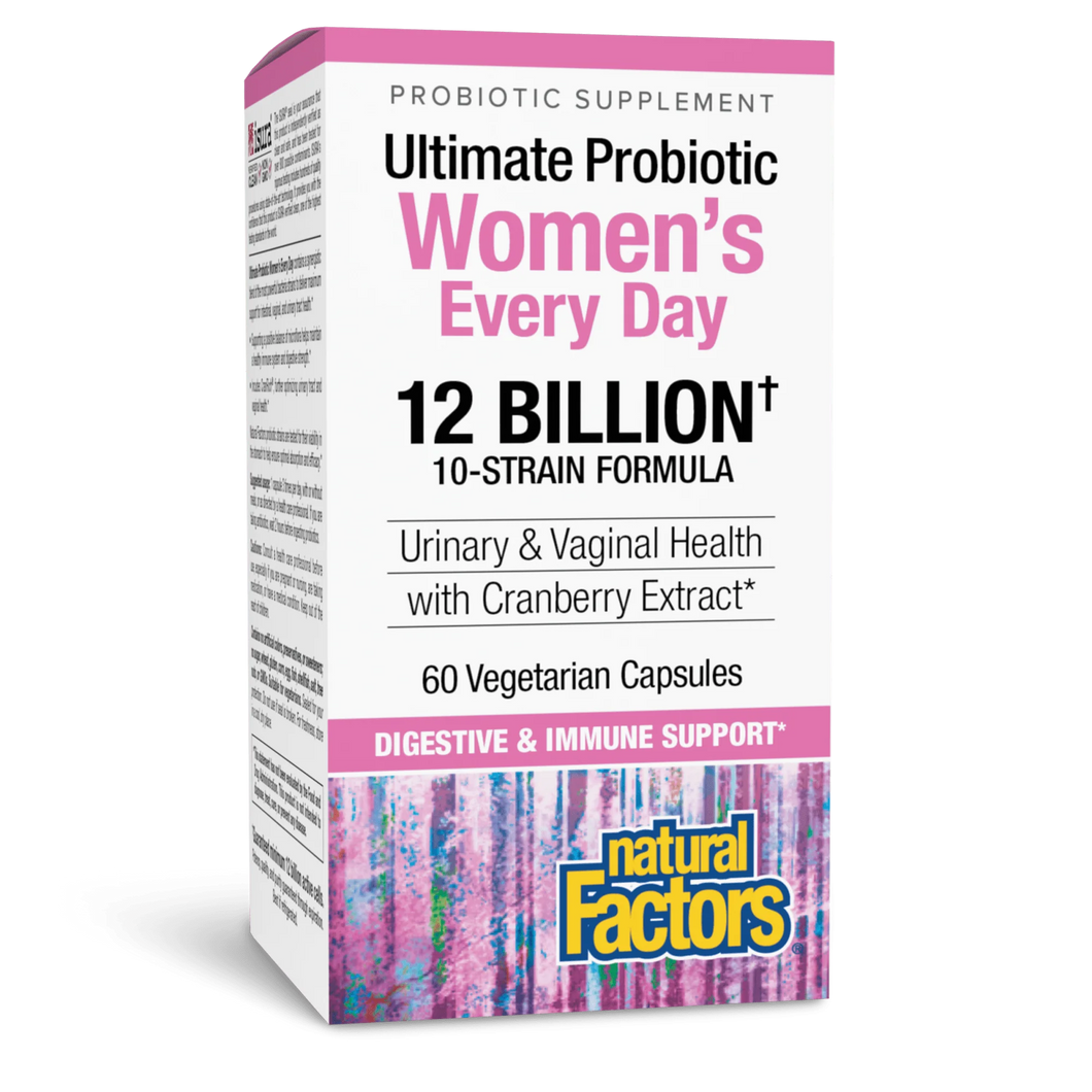 Natural Factors  Women's Probiotic 12B Everyday 60vc