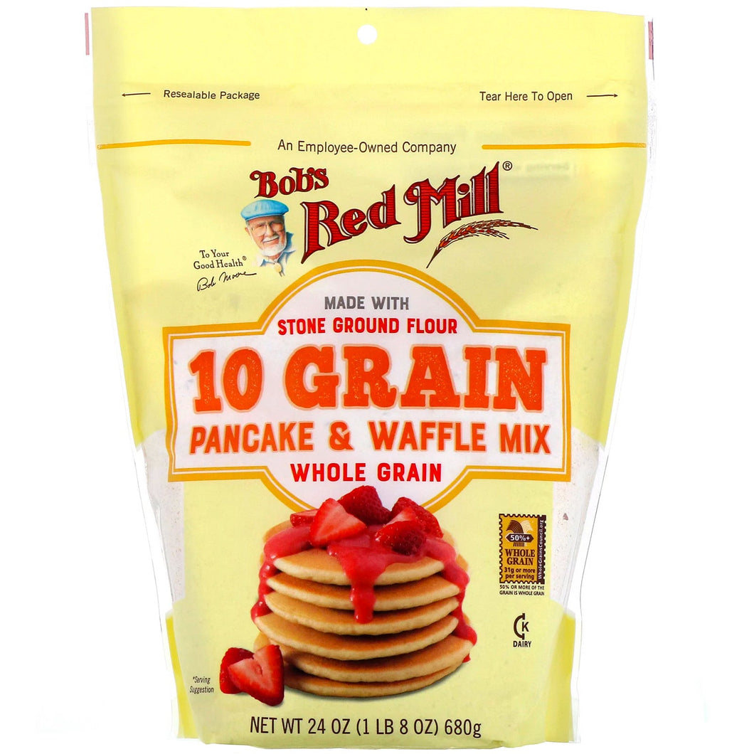 Bob's Red Mill 10 Grain Pancake and Waffle Mix CASE