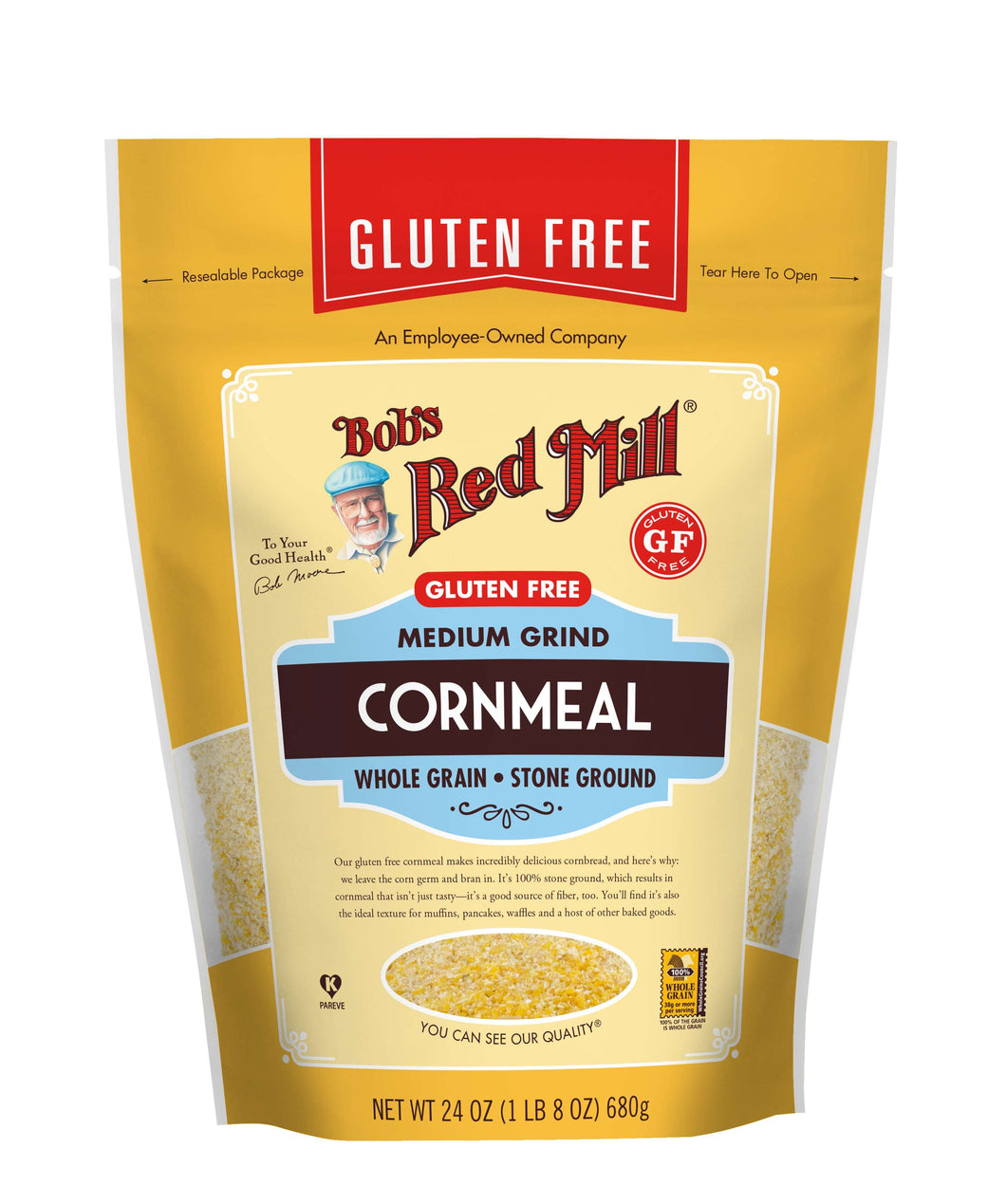 Bob's Red Mill Cornmeal Medium Ground - Case