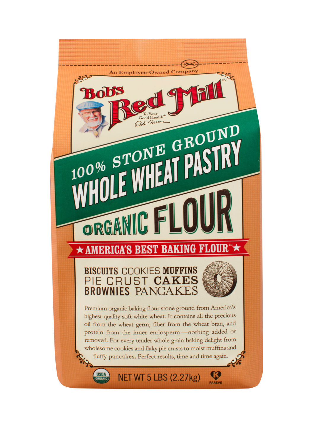 BRM ORG Whole Wheat Pastry Flour - CASE