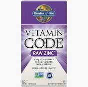 Garden of Life Vitamin Code Raw Zinc 60vc