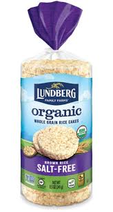 Lundberg Brown Rice Cakes Salt Free 8.5oz