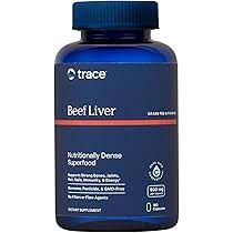Trace Minerals Grass-Fed Beef Liver 500mg 180c