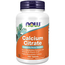 Now Calcium Citrate 100t