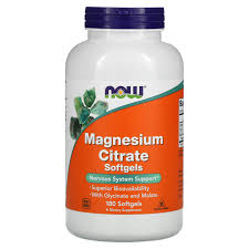 Now Magnesium Citrate 180sg