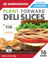 Load image into Gallery viewer, Worthington Meatless Chicken Deli Slices
