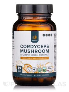 WW Organic Cordyceps Mushroom Mycelium Extracts 60c