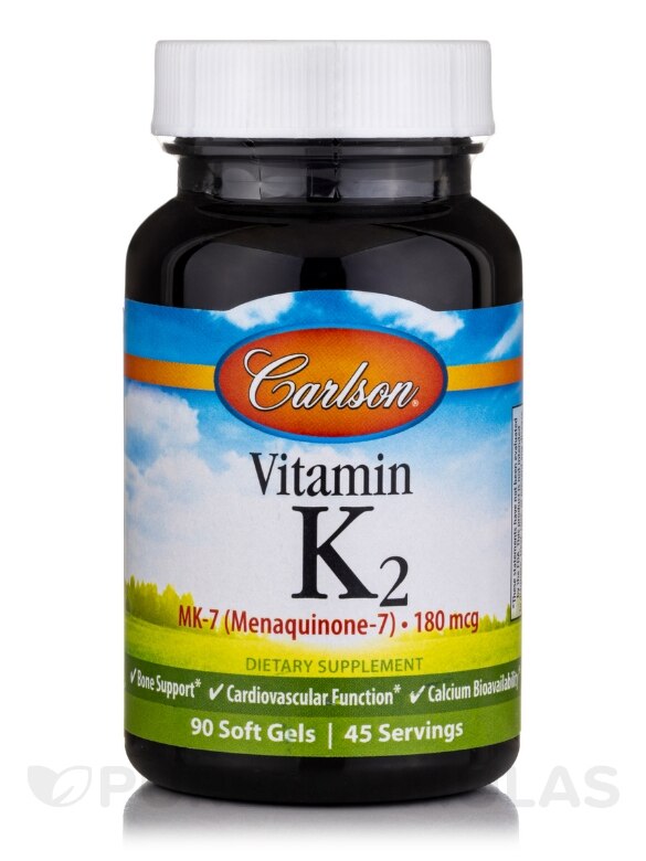 Carlson Vitamin K2 Mk7 180 Mcg 90 Sg
